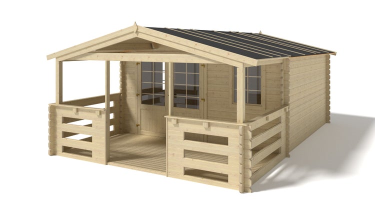 Gartenhaus, Gerätehaus 24m2 - 4x4m - 40mm