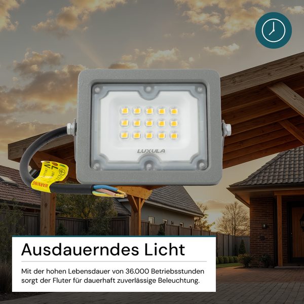 Luxula Außenstrahler für dauerhafte Beleuchtung