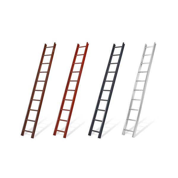 Vier Leitern aus Holz