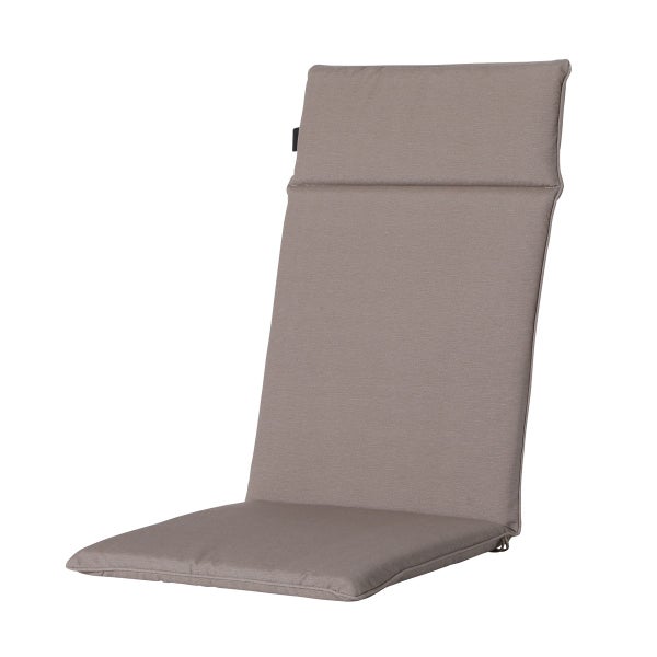 Hochlehnerauflage Panama taupe - Ca. 120x50 cm - 4er-Set