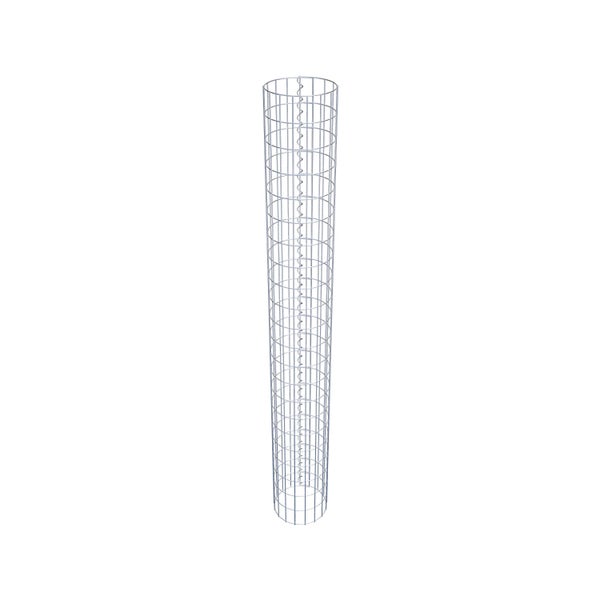 Gabionensäule Durchmesser 27 cm, MW 5 x 10 cm rund - Höhe: 2,20 m