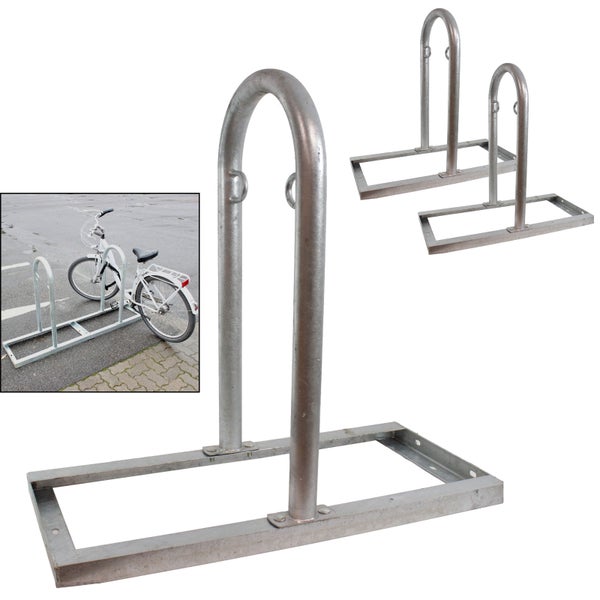 Fahrradständer aus Metall zur sicheren Aufbewahrung von Fahrrädern