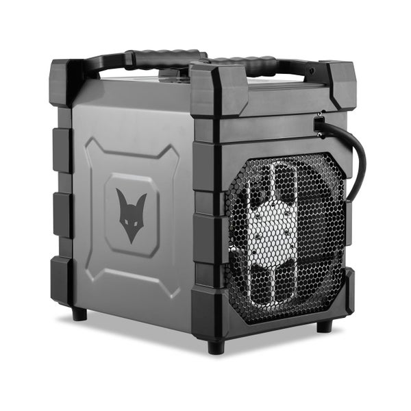 Elektrischer Bauheizer mit Tragegriff und Lüftergitter