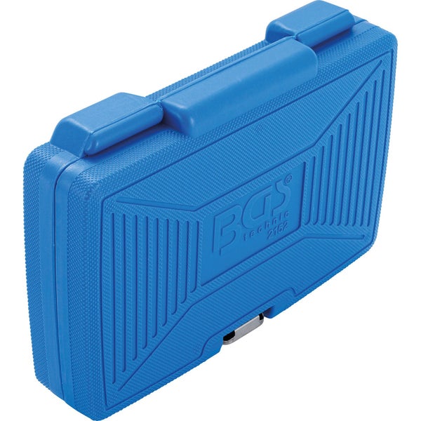 Blauer Werkzeugkoffer aus Kunststoff von BGS Technic, Modell 2152.