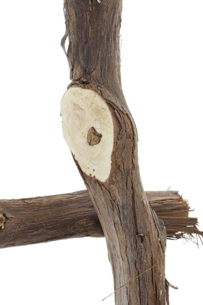 FRANK FLECHTWAREN | Dekoleiter Rebenholz, HOLZ, ca. 30 x 70 cm
