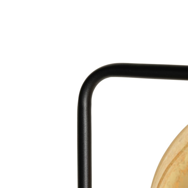 Detailansicht eines Metallrahmens