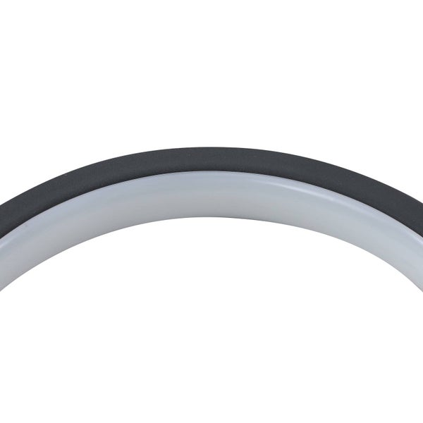 Lindby LED Syrene (Modern) in Schwarz aus Aluminium (1 flammig, )