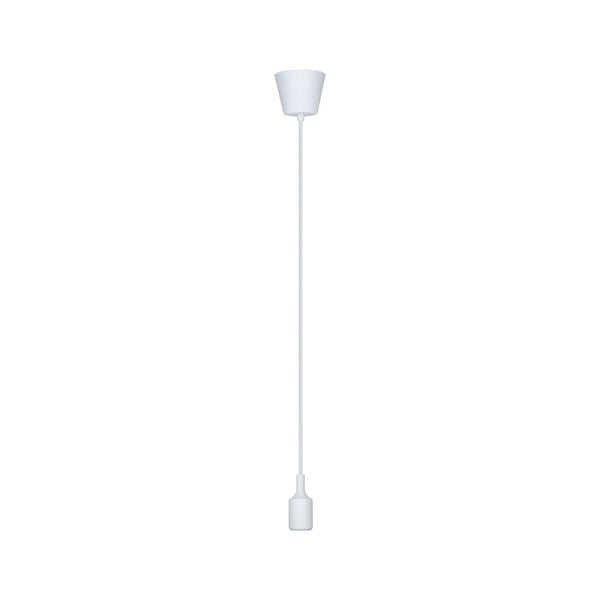 Neordic Pendelleuchte Ketil E27 max. 60W Weiß dimmbar Silikon, Kunststoff