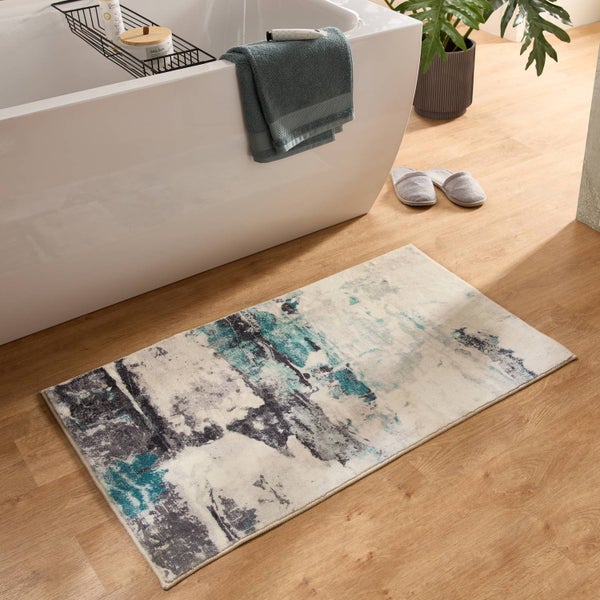 Farbenfrohe weiche Badematte Ariella Bunt 50x60 cm