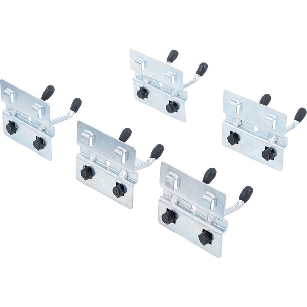 BGS Doppelhaken-Satz 40 mm für Schrankwand-System 5tlg. - 80197
