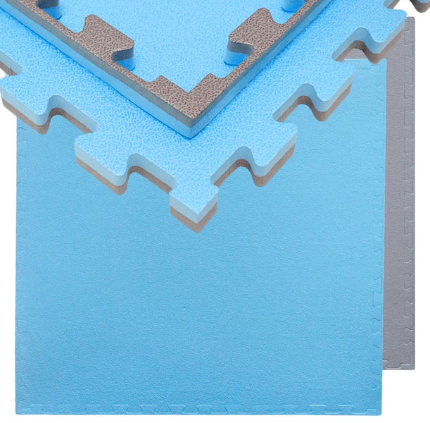Quadratische Puzzlematte aus Schaumstoff mit Steckverbindung
