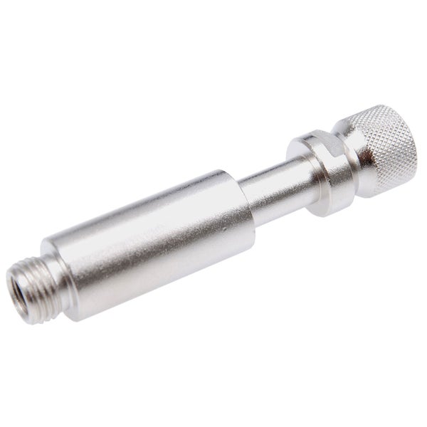 Metalladapter mit Gewinde und gerändeltem Knopf