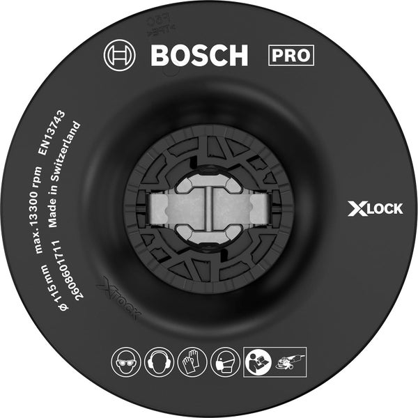 Bosch PRO Backing Pad X-Lock weich 115 mm weich - 2608601711