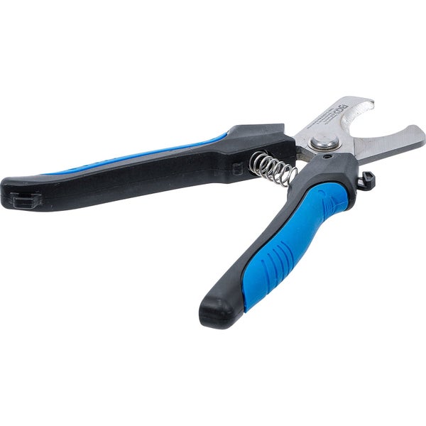Kabelschere mit Feder und ergonomischen Kunststoffgriffen für Rundkabel.