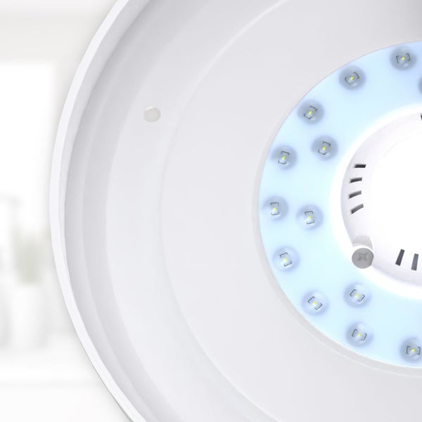 Deckenleuchte Ø29 cm - 12W, 1200lm, LED, IP44, neutralweiß, weiß