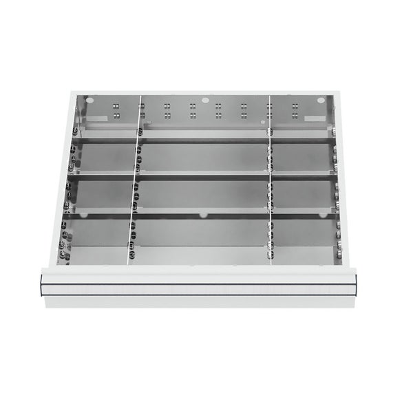 WS24 Schubladeneinteilung Metalleinteilung BLH 150/175 mm Innenmaß 500 x 450 mm - WS24-100173