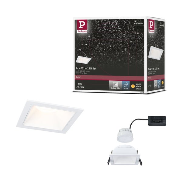 Moderne LED Außenwandleuchte mit Bewegungsmelder als Komplett Set inklusive Leuchtmittel für die Fassadenbeleuchtung.
