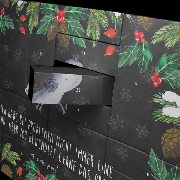 Mr. & Mrs. Panda Befüllbarer Adventskalender Axolotl Schwimmen - Schwarz