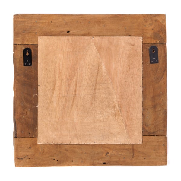 Wandspiegel  TEAK 50 Teakholz (erodiert) naturfarben