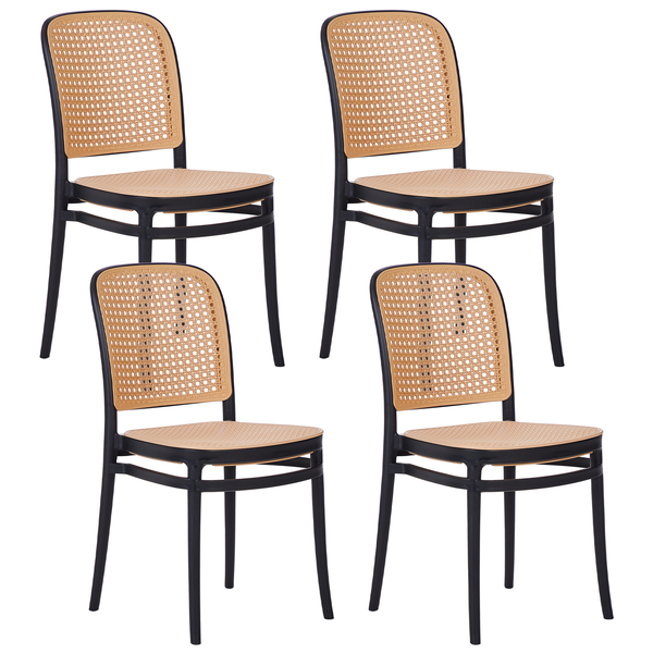 Esszimmerstuhl 4er Set PLOSE Beige