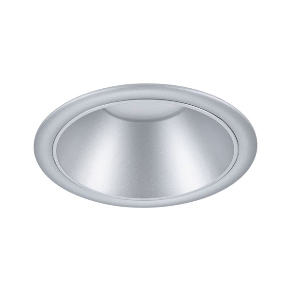 Set LED Einbauleuchte Cole IP44 88mm 2700K 3x6W 3x470lm 230V Silber matt Kunststoff, Alu Zink