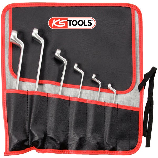 KS TOOLS Doppel-Ringschlüssel-Satz Torx-E gekröpft 6tlg. - 911.0360