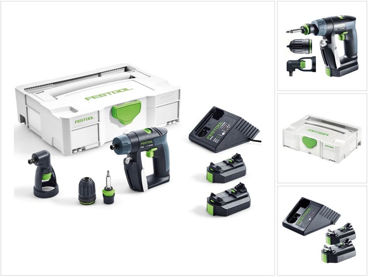 Festool Akku-Bohrschrauber Set mit Zubehör und Systainer