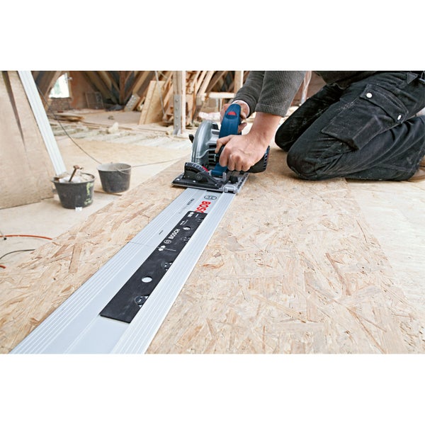 Bosch Handkreissäge GKS 85 G Ø 235 mm + FSN 1400 mit Zubehör-Set 2.200 W in L-Boxx - 0615990M92