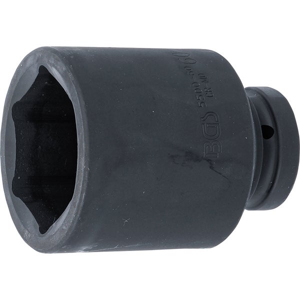 BGS Kraft-Steckschlüssel-Einsatz Sechskant tief Antrieb Innenvierkant 25 mm (1) SW 60 mm - 5500-60