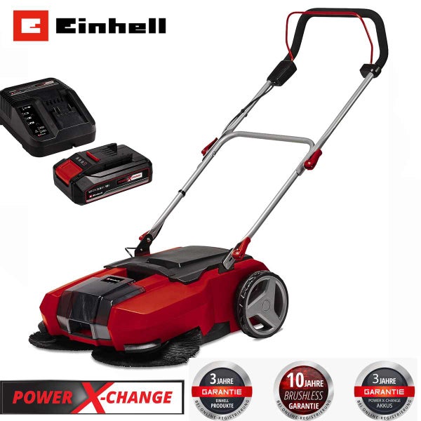 Einhell Akku Kehrmaschine mit Ladegerät und Akku inklusive Garantiesiegeln