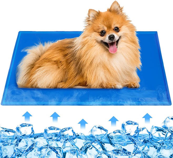 Resch Kühlmatte für Hunde, Katzen & Menschen - 50 x 65cm, Selbstkühlende Gelmatte für Hund & Katze, zur Kühlung der Körpertemperatur, Haustier Kältematte, Kühldecke, Hundematte