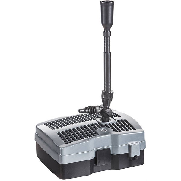 Teichpumpe mit Fontänenaufsatz für Gartenteiche