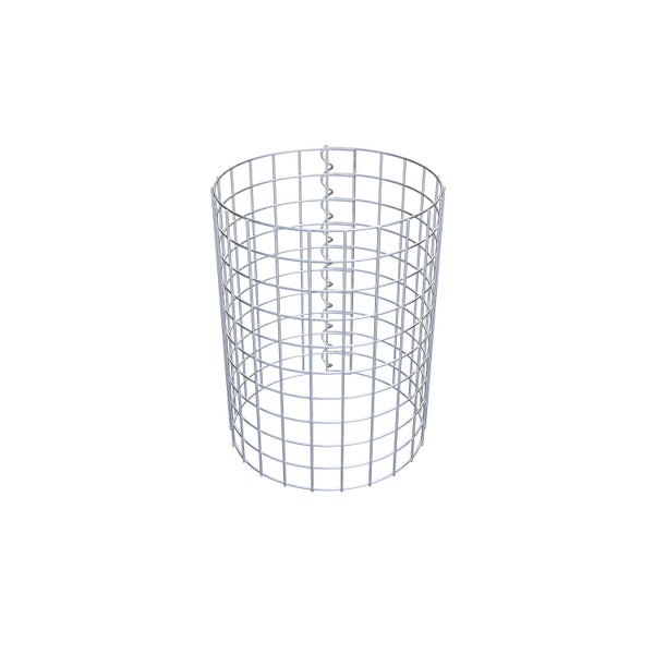 Gabionensäule Durchmesser 37 cm MW 5 x 5 cm rund - Höhe: 50 cm