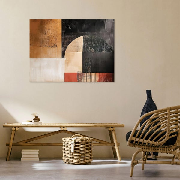 Leinwandbild Abstrakt Glamour Art Deco Modern 120x80 cm