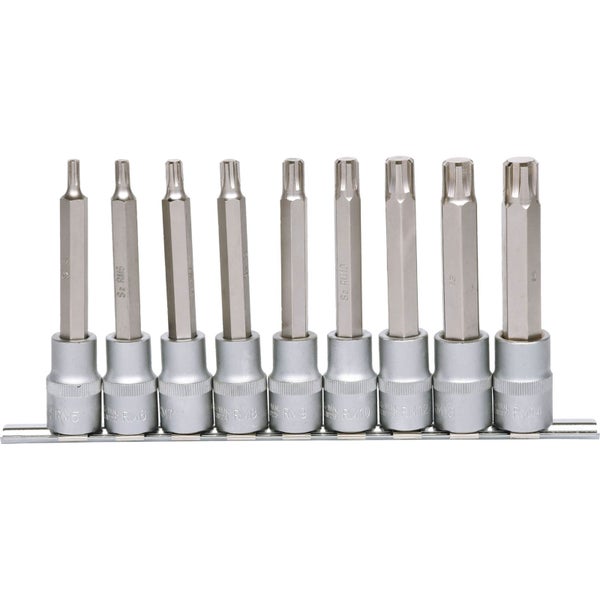 KS TOOLS 1/2 Bit-Stecknuss RIBE-Satz 9tlg. M5-M14 - 911.1335