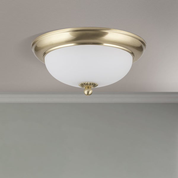 Deckenleuchte Jugendstil 26 cm messing-matt