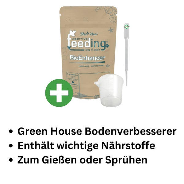 Green House Feeding Bio Enhancer Dünger – 1 Kg Bio Pflanzendünger für gesundes Wachstum