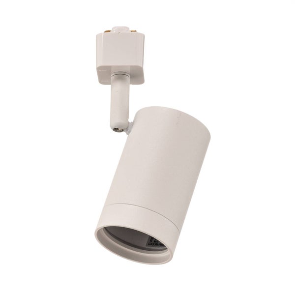 PRIOS Stromschienenleuchte Jorell (Modern) in Weiß aus Aluminium (5 flammig, GU10) - 1-Phasen Stromschiene Stromschienenstrahler Wohnzimmerleuchte