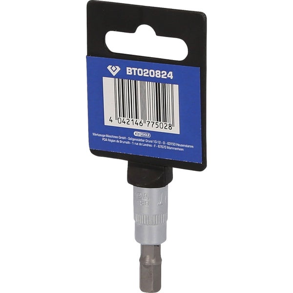 BRILLIANT TOOLS 1/4 Innensechskant Bit-Stecknuss 7 mm - BT020824