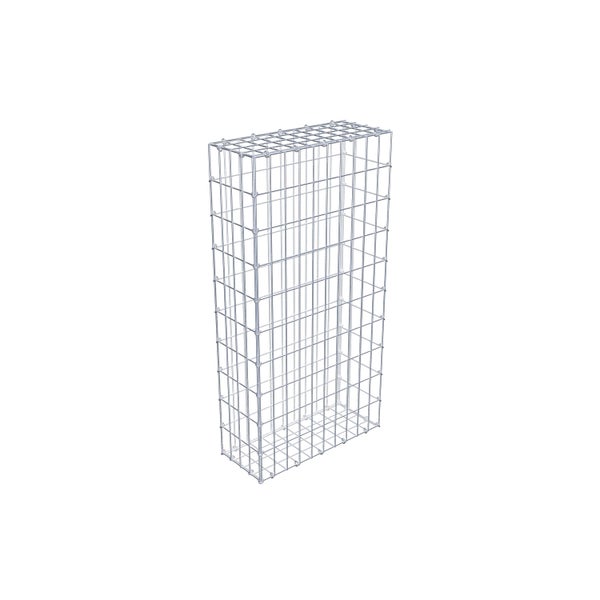 Gabione 100 cm x 20 cm x 50 cm (L x H x T), Maschenweite 5 cm x 10 cm, C-Ring