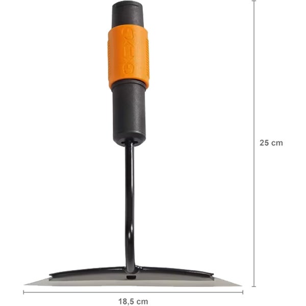 FISKARS Unkrauthacke QuikFit Arbeitsbreite 185 mm Edelstahl - 1000677
