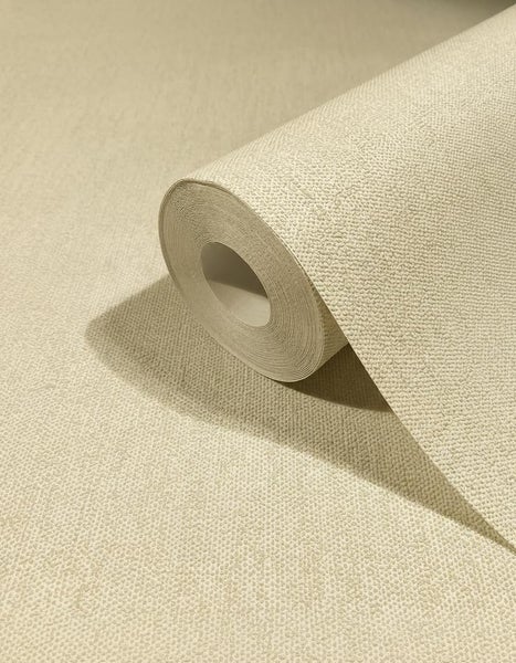 Tapetenrolle mit feiner Textur und Struktur in einfarbiger Ausführung zur Wandgestaltung.