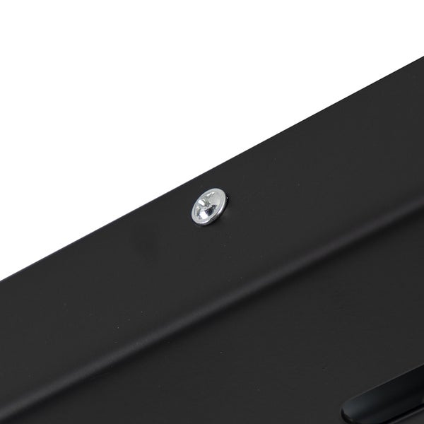 Deckenplatte schwarz 120 cm für 2, 3 oder 5 Hängelampen