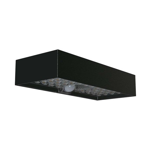 Solar-Wandleuchten - Sensor - IP65 - Schwarzes Gehäuse - 900 Lumen - 4000K