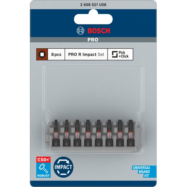 Bosch Logo Pro R Impact Set, 8-teilig