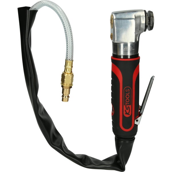 KS Tools Logo Druckluft-Winkelschleifer mit Schlauch