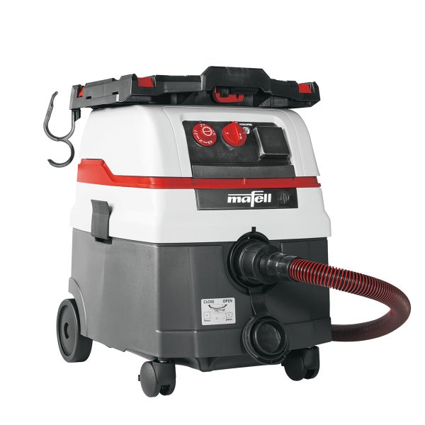 Mafell Industriestaubsauger mit Saugschlauch und Rollen
