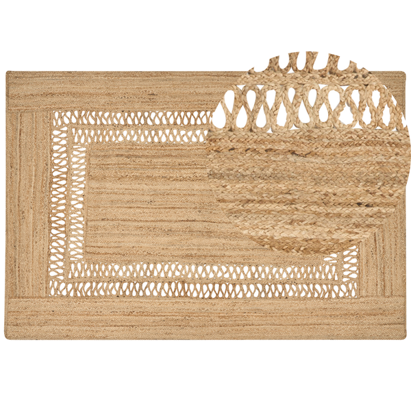 Teppich YENIKOY 200 x 300 cm Jute Beige