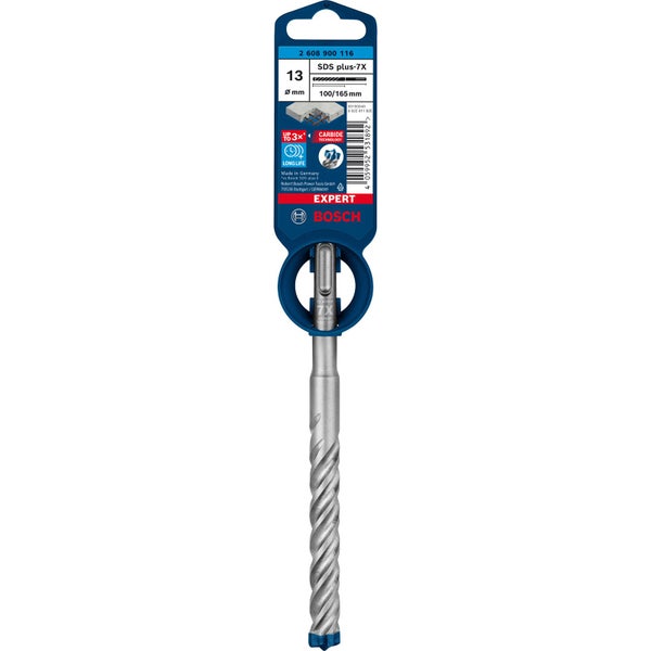 Bosch Expert SDS plus-7X Hammerbohrer 13 x 100 x 165 mm - 2608900116