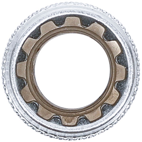 BGS Steckschlüssel-Einsatz Gear Lock Antrieb Innenvierkant 12,5 mm (1/2) SW 14 mm - 10214